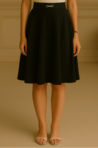 Klassische Eleganz: A-Linien-Chiffonrock