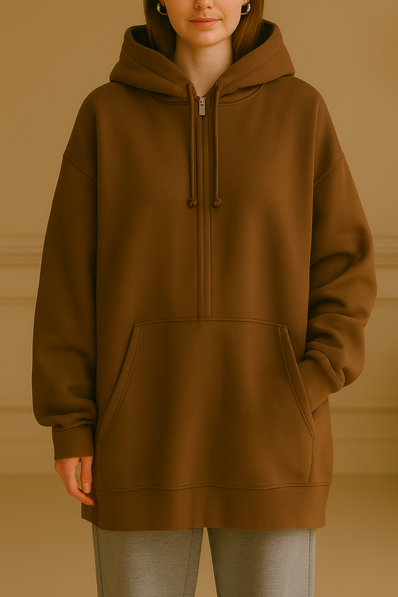 Cocoa Comfort Oversized Hoodie – Herbst-Edition 