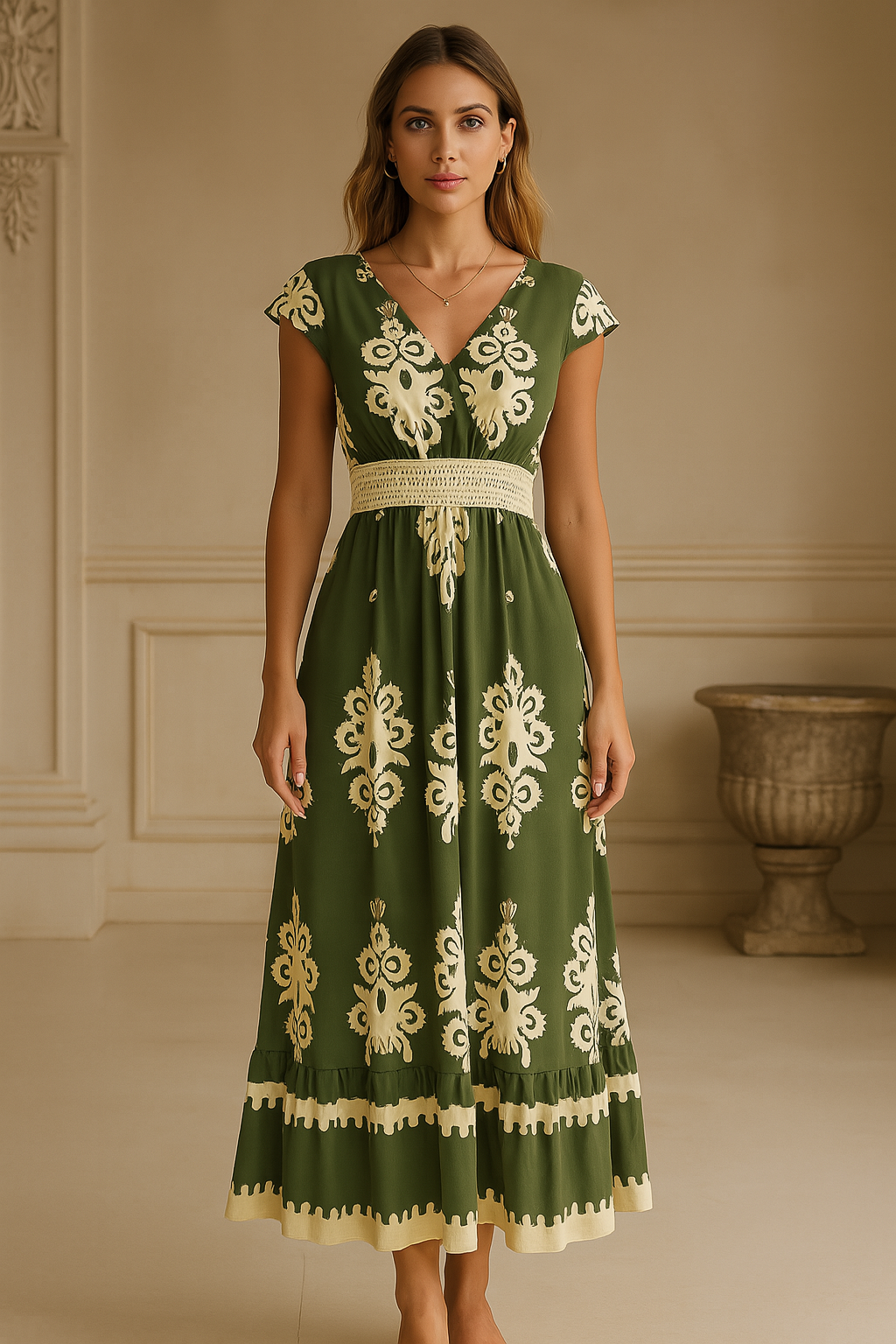 Eleganz – Boho-Maxikleid