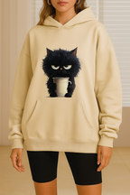 Grumpy Cat Latte Hoodie – Cozy Attitude Edition