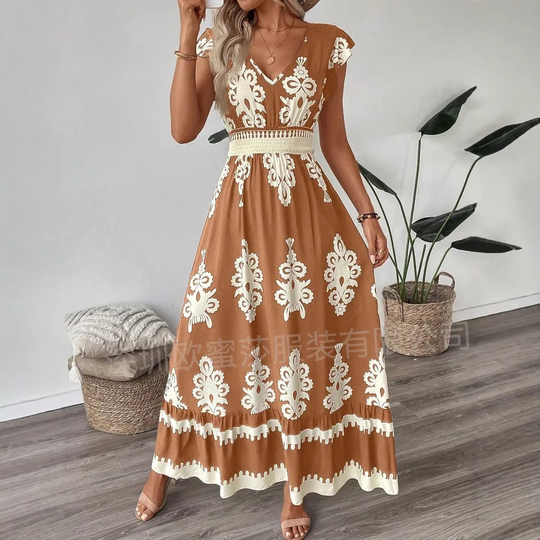 Eleganz – Boho-Maxikleid