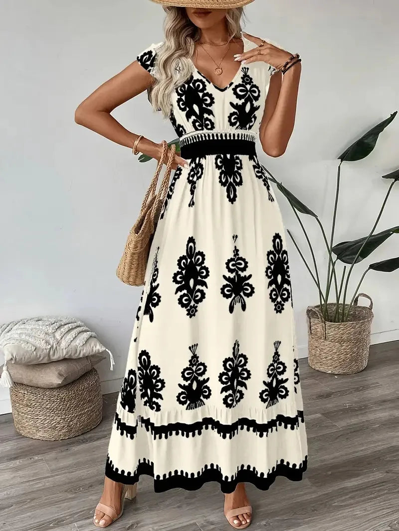 Eleganz – Boho-Maxikleid