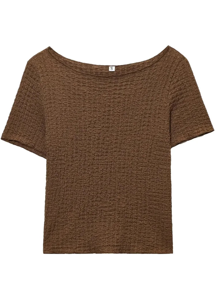 ChocoLuxe Lounge-Set – 2-teiliges bequemes braunes Outfit