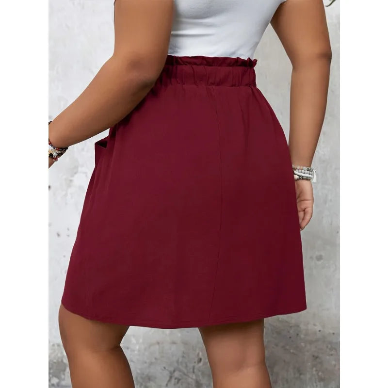 Crimson Comfort Rock mit Kordelzug 