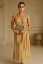 Maxikleid mit Seilträgern